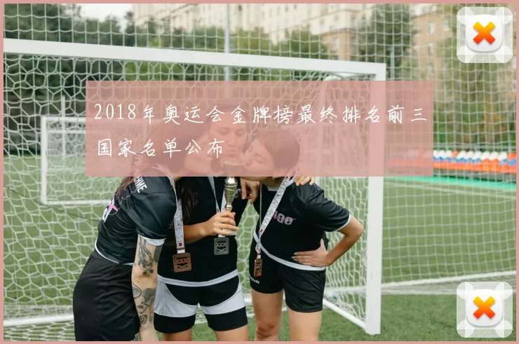 2018年奥运会金牌榜最终排名前三国家名单公布